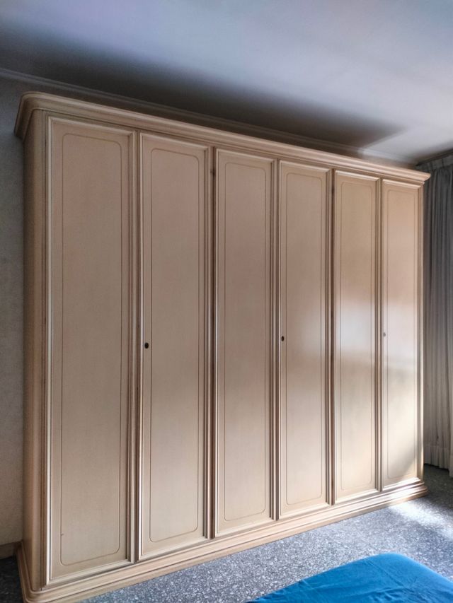 Armadio guardaroba legno a 6 ante 