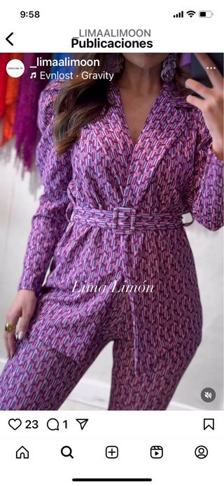 Traje chaqueta