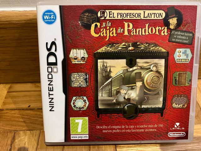El profesor Layton y caja de Pandora. Nintendo ds