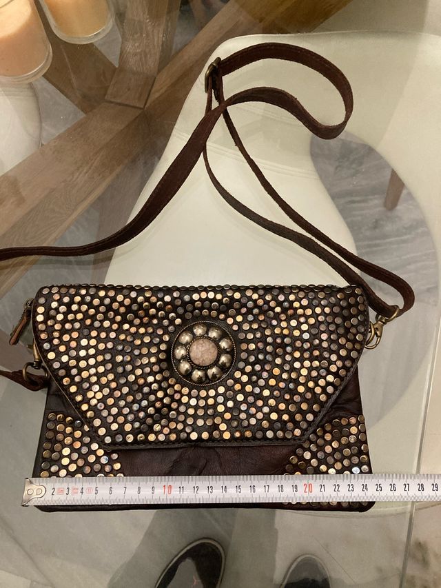 Cartera de piel de cabra