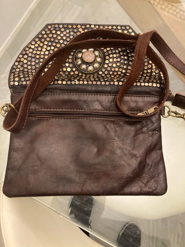Cartera de piel de cabra