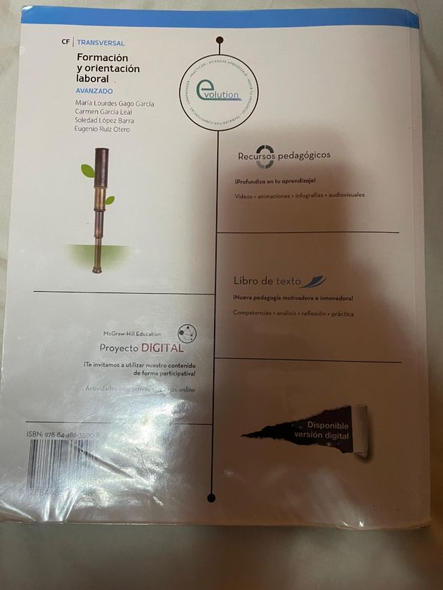 Formación y orientación laboral. Avanzado: Avanzado