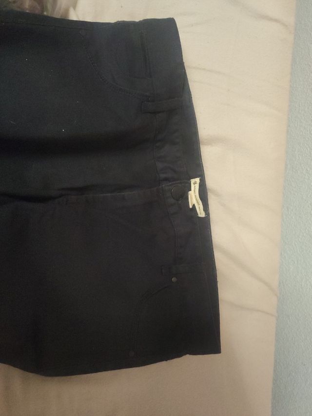 Pantalon azul oscuro mango