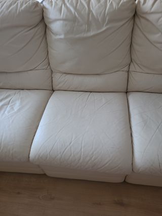 Sofa piel de 3 plazas