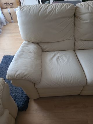 Sofa piel de 3 plazas