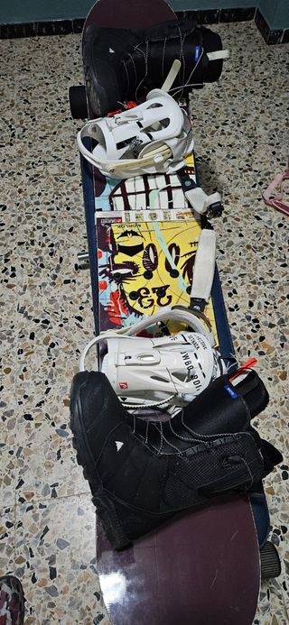 Equipo snowboard una ganga