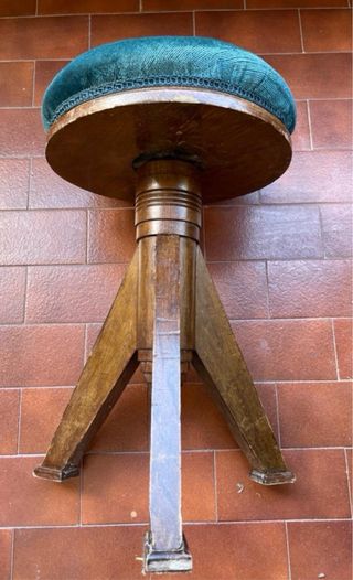 BANQUETA PIANO TERCIOPELO