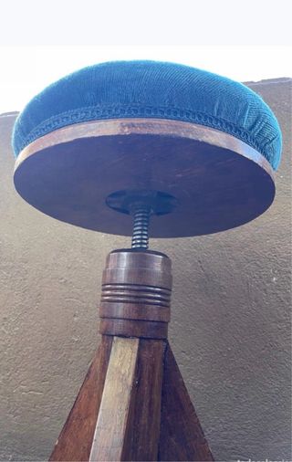 BANQUETA PIANO TERCIOPELO