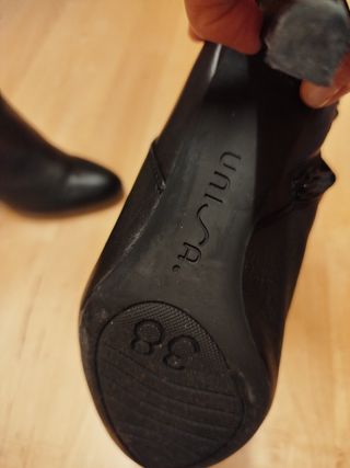 botines piel