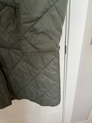 Parka verde Zara
