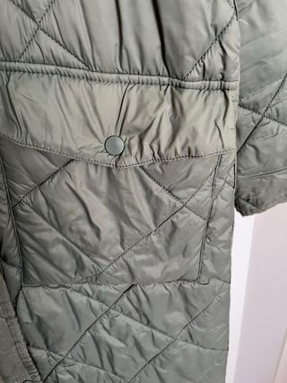 Parka verde Zara
