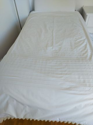 Funda nórdica Ikea blanca 145x200cm cama 90-105