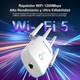 WONLINK Amplificador Señal WiFI Repetidor 1200MBPS