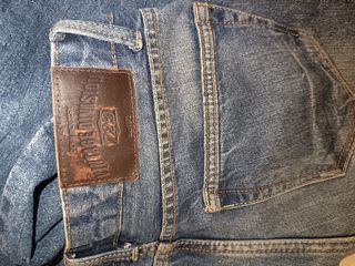 Jeans vintage cotone dritti uomo