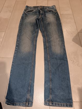 Jeans vintage cotone dritti uomo