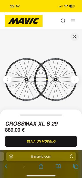 Llantas mavic crossmax xl s