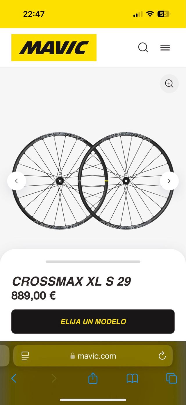 Llantas mavic crossmax xl s