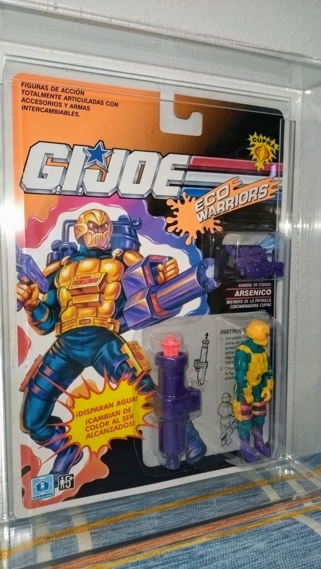 Blister español sellado Gijoe Arsénico + acrílica