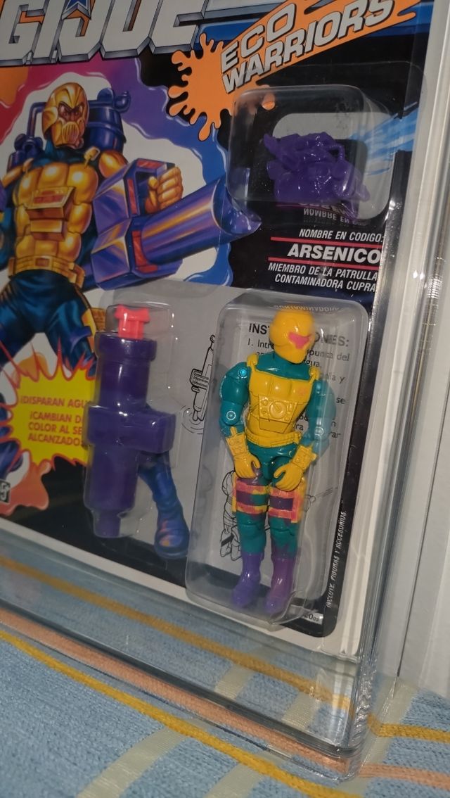 Blister español sellado Gijoe Arsénico + acrílica