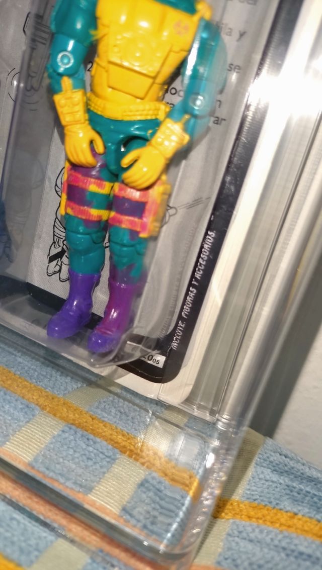 Blister español sellado Gijoe Arsénico + acrílica