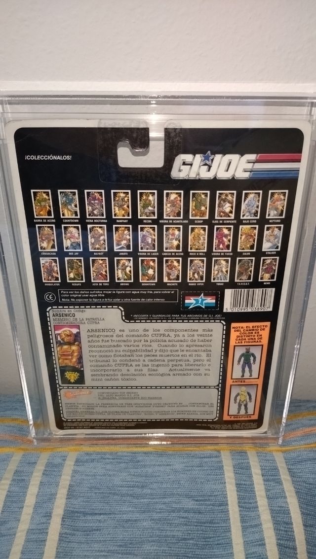 Blister español sellado Gijoe Arsénico + acrílica