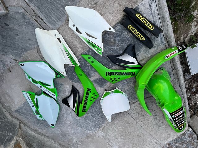 Plasticos originales kawasaki kxf