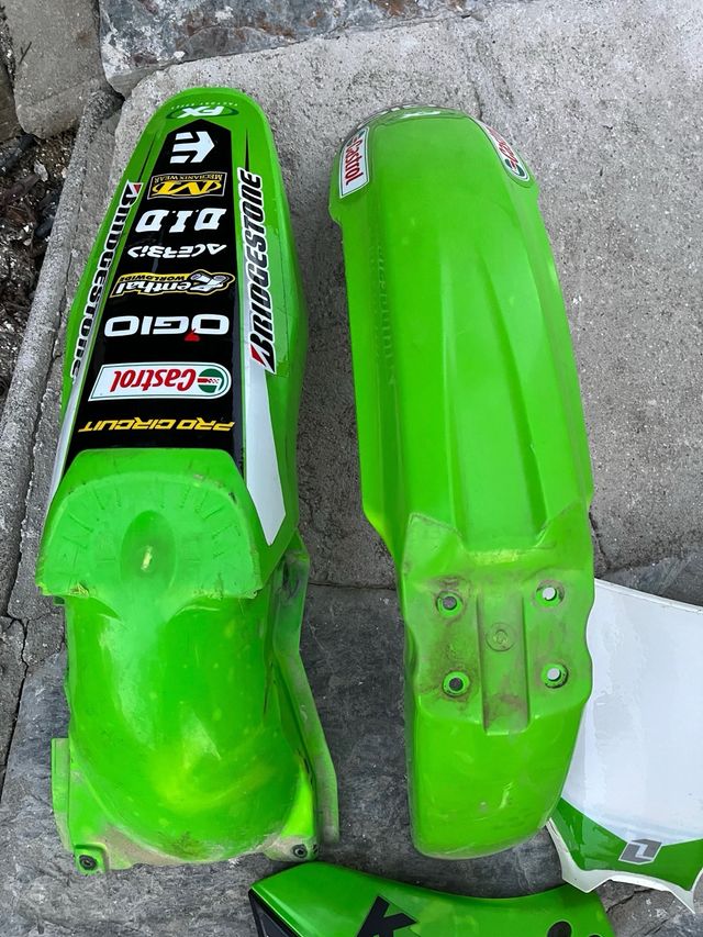Plasticos originales kawasaki kxf