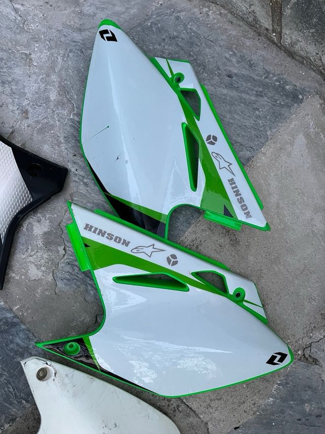 Plasticos originales kawasaki kxf
