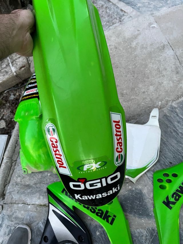 Plasticos originales kawasaki kxf
