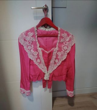 Corpiño fallera fucsia
