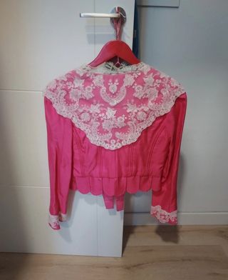 Corpiño fallera fucsia