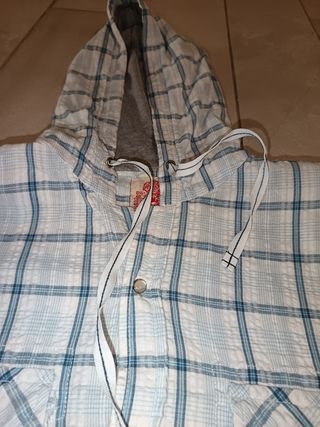 Camicia maniche corte a quadri cotone