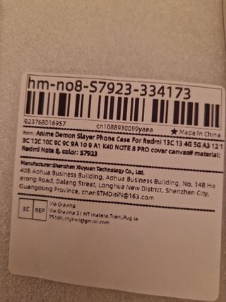 Funda móvil. Demon Slayer. Nueva