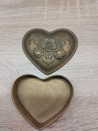 Antica scatola in ottone francese