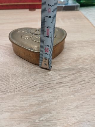 Antica scatola in ottone francese