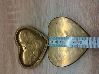 Antica scatola in ottone francese