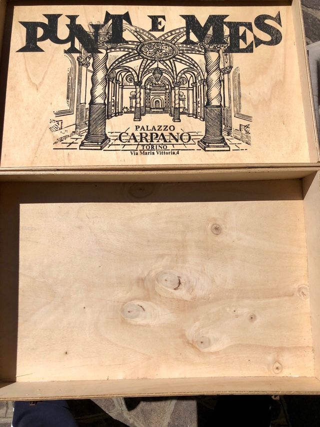 Scatola in legno Punt e Mes