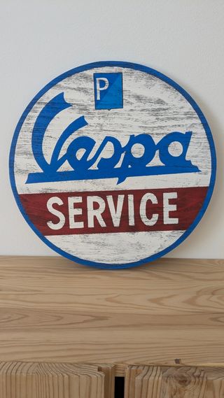 Cartel logo Vespa Service