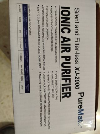 Purificador de Aire Ionizador