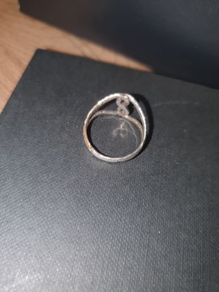 Anillo plata y bronce infinito