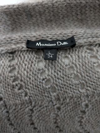 Massimo Dutti lana alpaca cárdigan boler