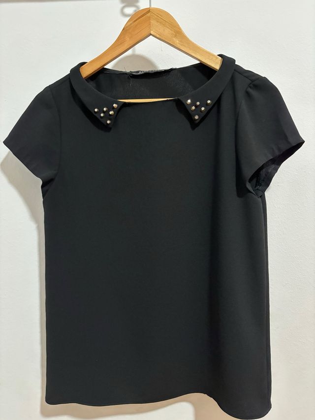 Blusa negra Zara