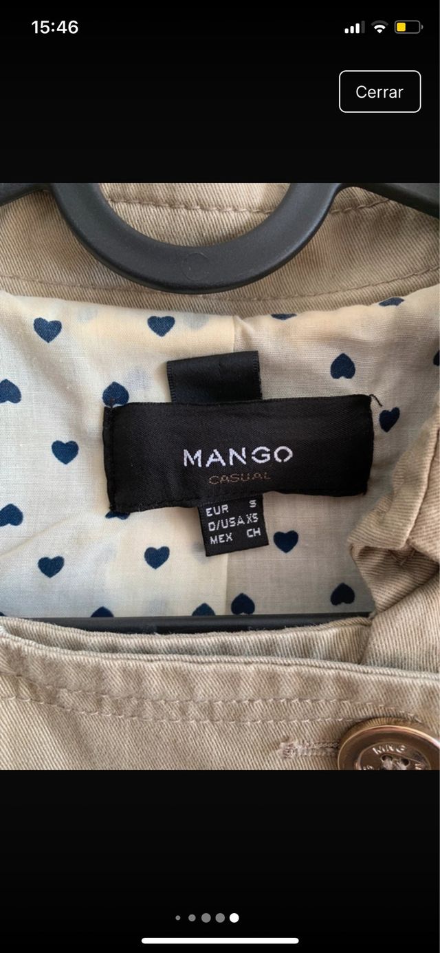 Gabardina Mango