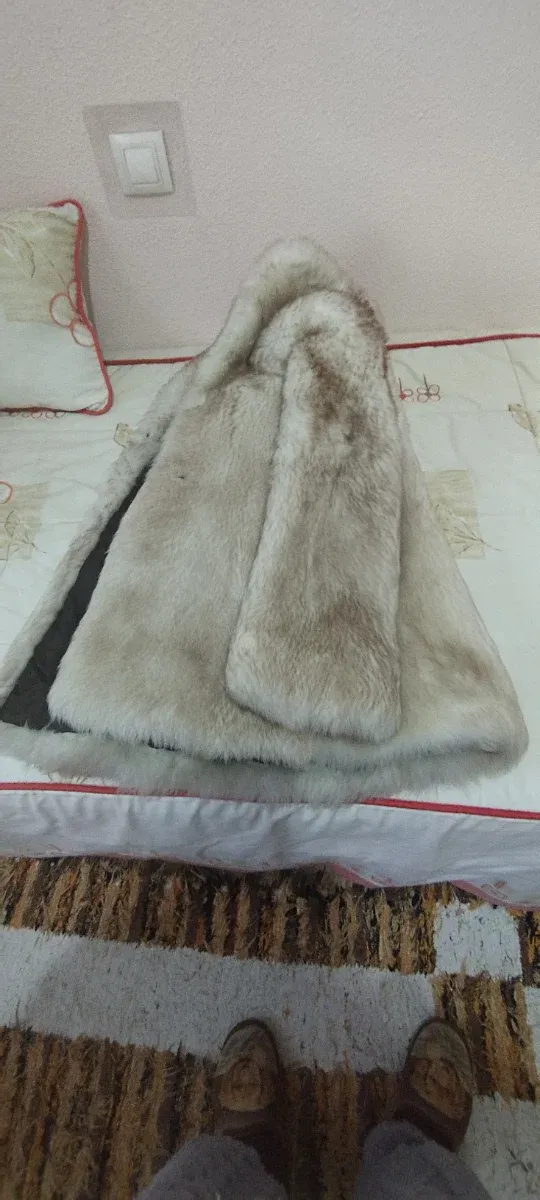 Chaqueton de zorro blanco