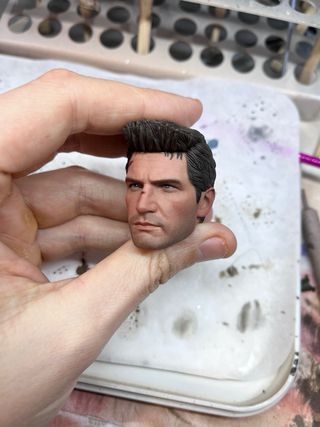 Cabeza figura 1/6 nathan drake uncharted