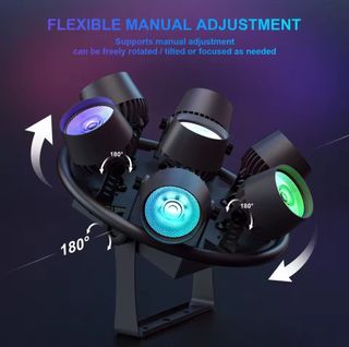 ✅️Cegadora 2 en 1 Led RGB 7x50W 2 unidades