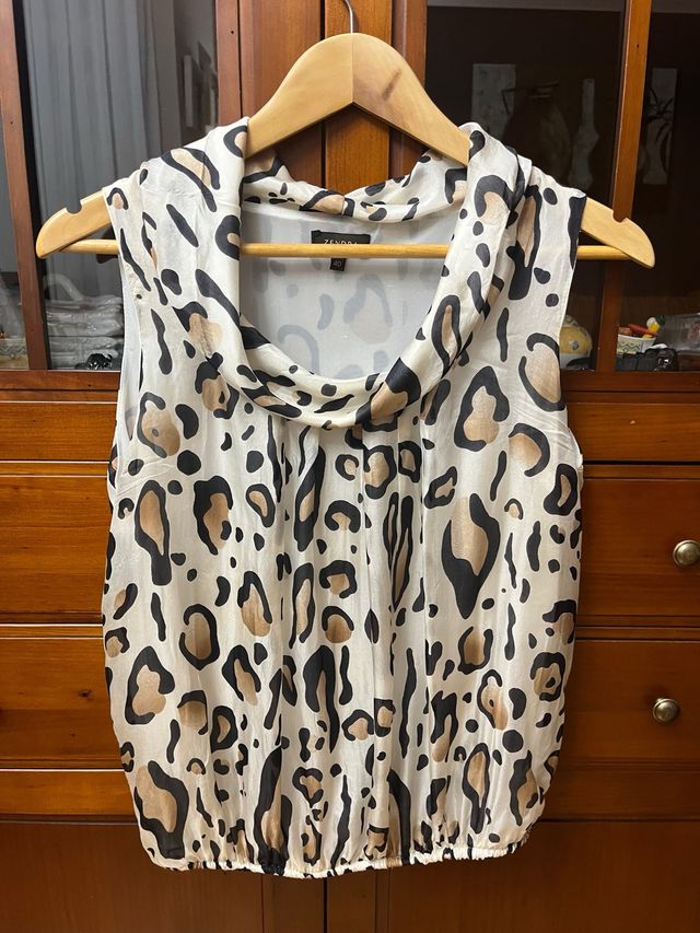 Blusa mujer leopardo zendra