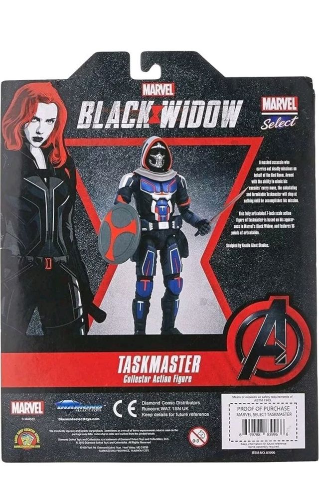 Figura Black Widow Takmaster Marvel Select