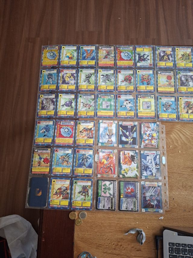Lote cartas digimon