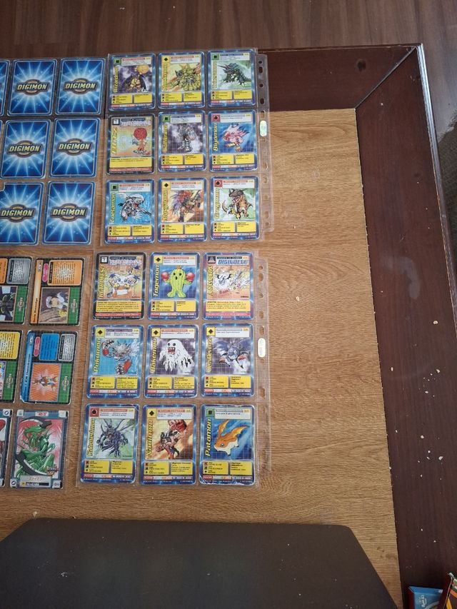 Lote cartas digimon